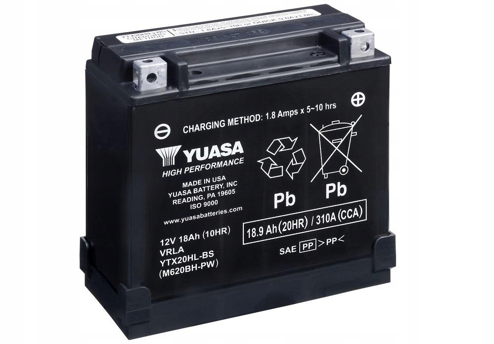 Akumulator Yuasa YTX20HL-BS 12V 18,9Ah 310A