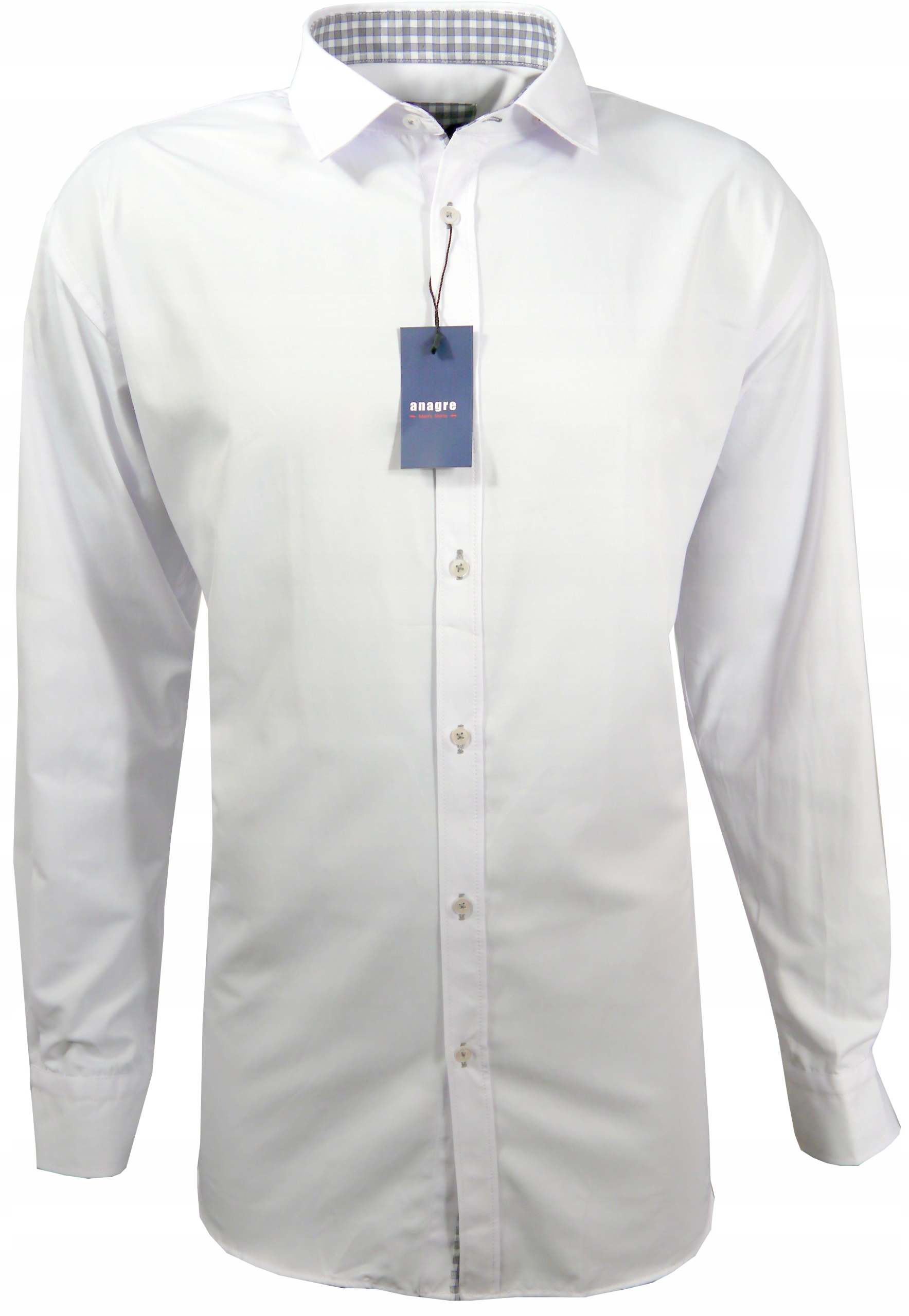 

Elegancka Męska Koszula biała klasyka Duża 4XL