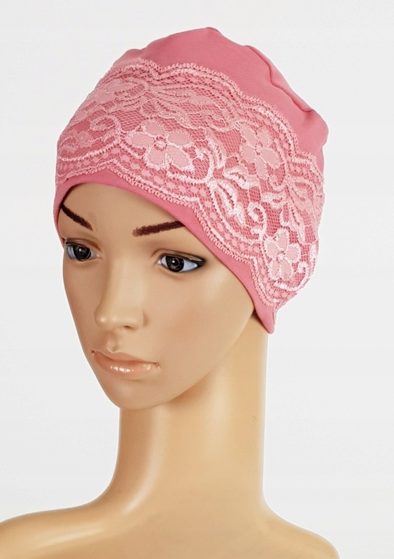 

Czapka z koronką różne kolory turbany Eva Design