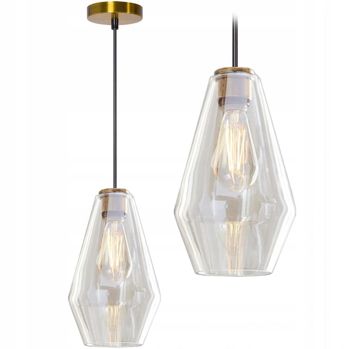 

Lampa Wisząca Sufitowa Szklana Nowoczesna