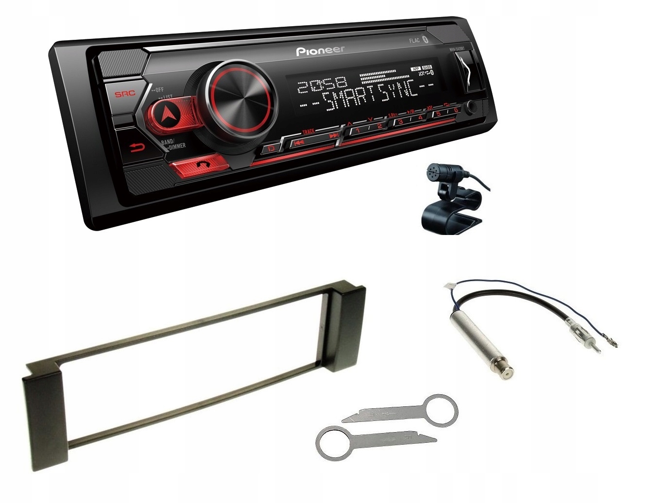 Pioneer MVH-S420BT Rádio iPhone Seat Toledo Leon 1 montážna sada