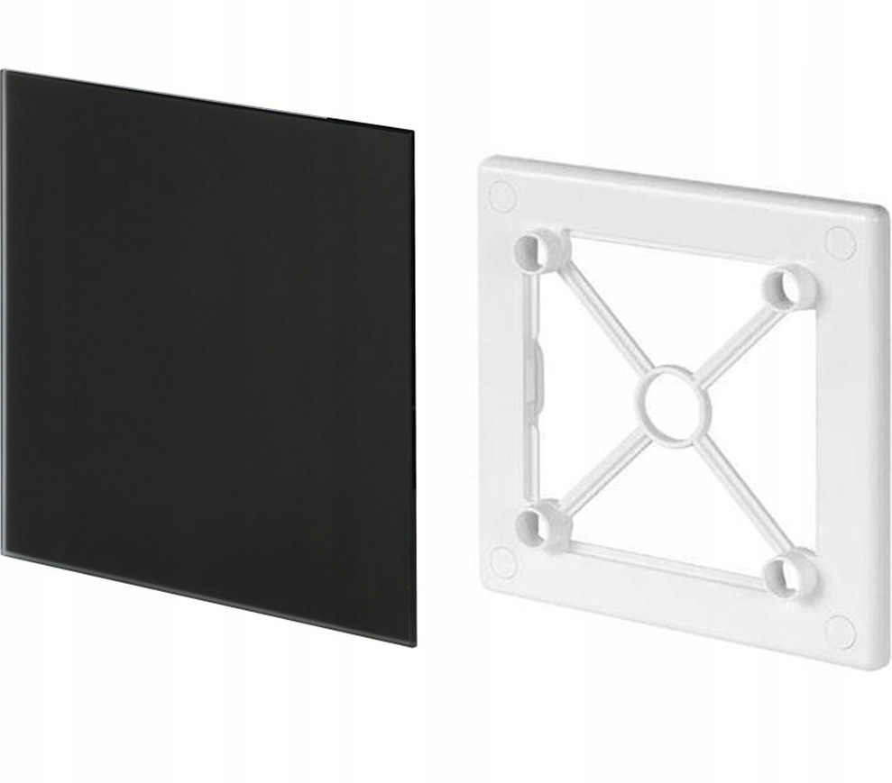 Panel kratka wentylatora AWENTA TRAX szklany fi100