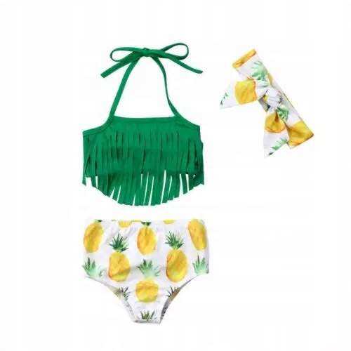

Strój kąpielowy paski dwuczęściowy bikini 68 74 80