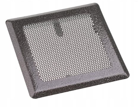 

Kratka Wentylacyjna Kominowa 16x16 Metal Srebrna