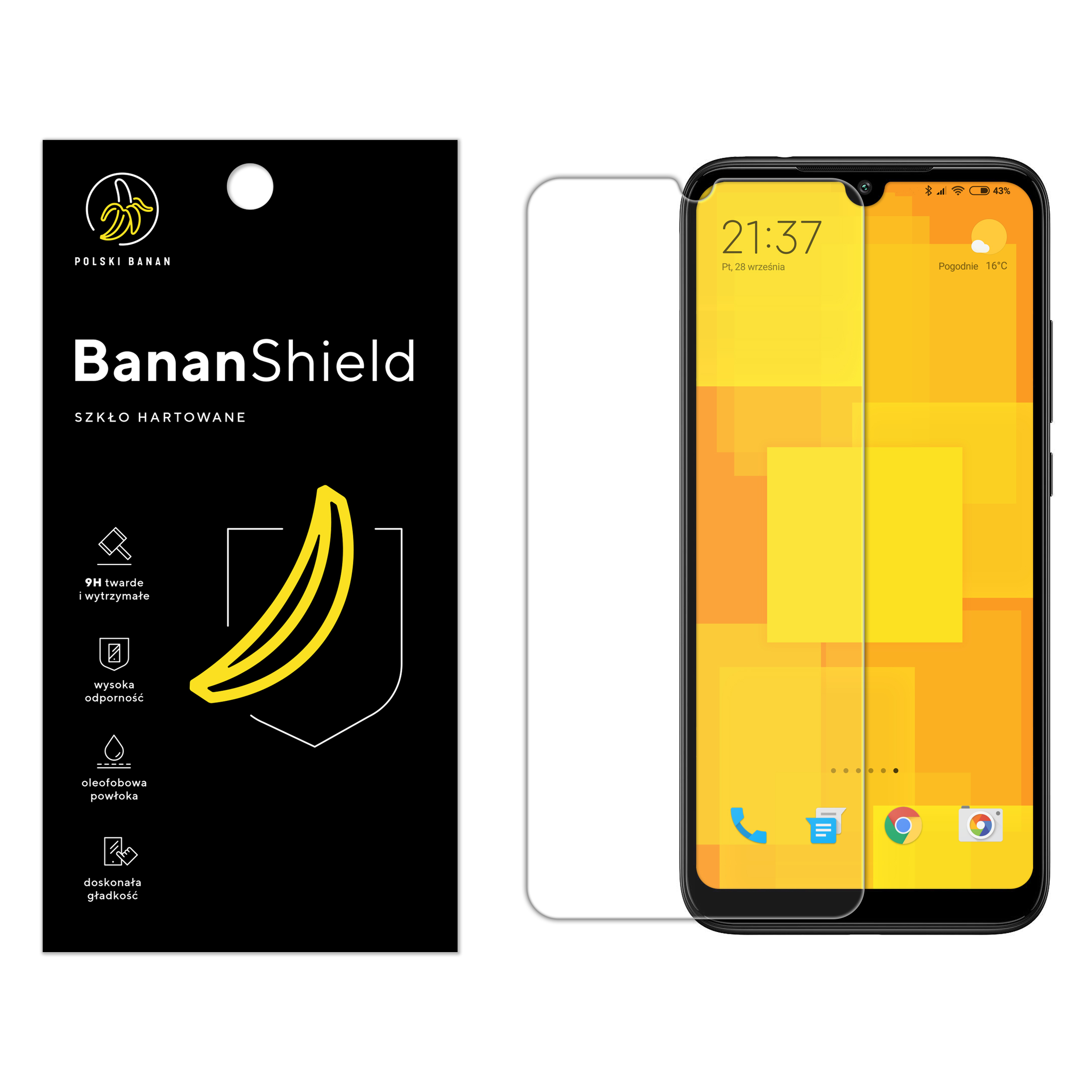 

Szkło Hartowane Polski Banan 9H do Xiaomi Redmi 7
