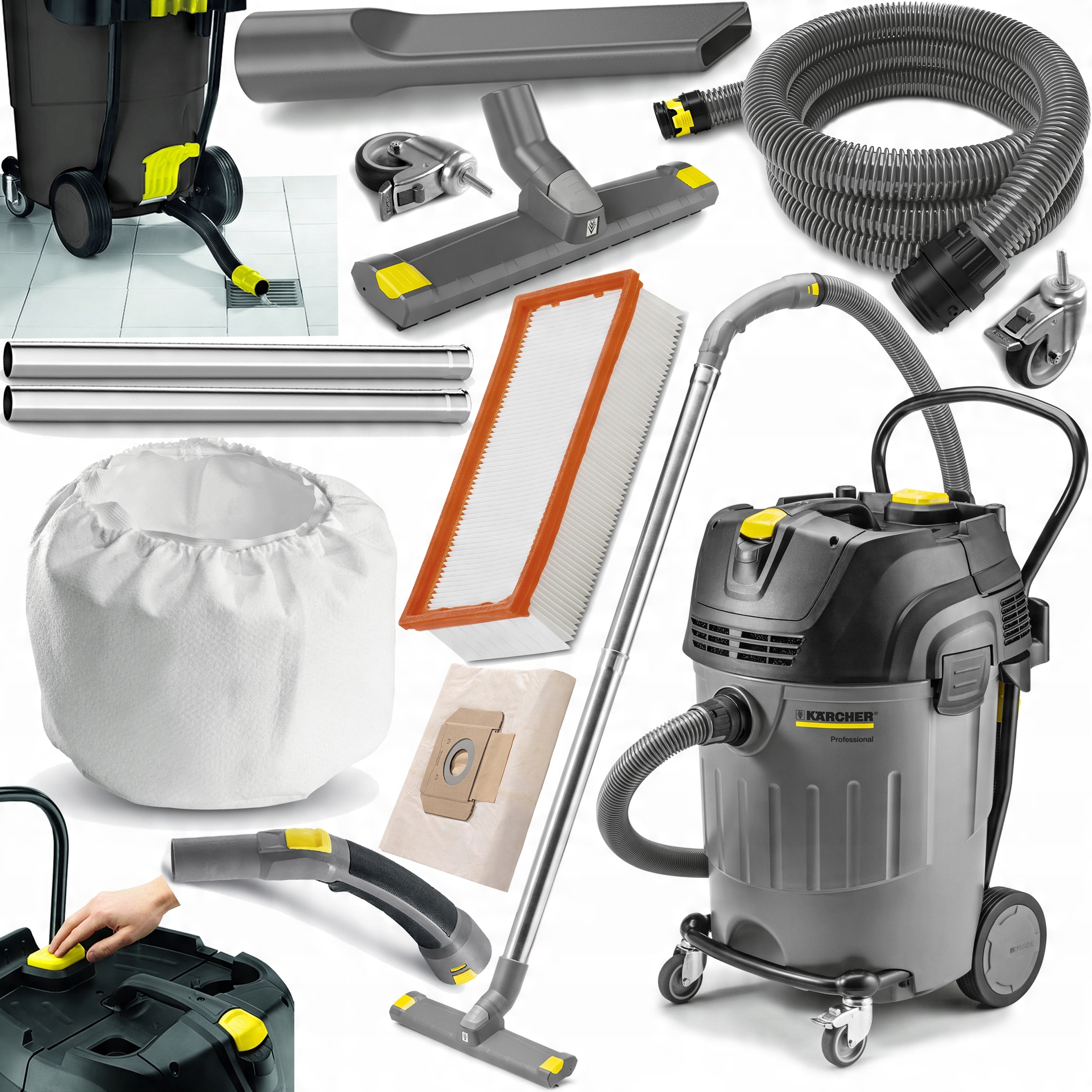 

Karcher Nt 65/2 Ap Odkurzacz Uniwersalny +membrana
