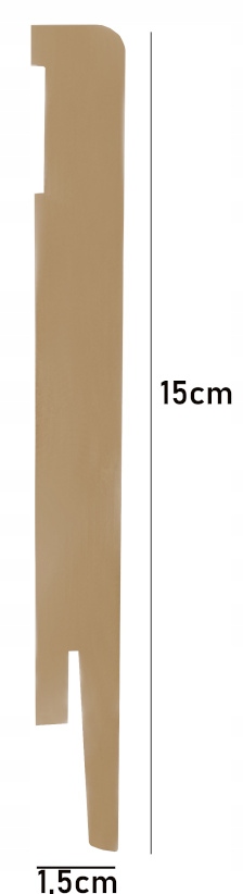 15 CM LISTWA PRZYPODŁOGOWA MDF Biała RYFLOWANA Marka Paint me