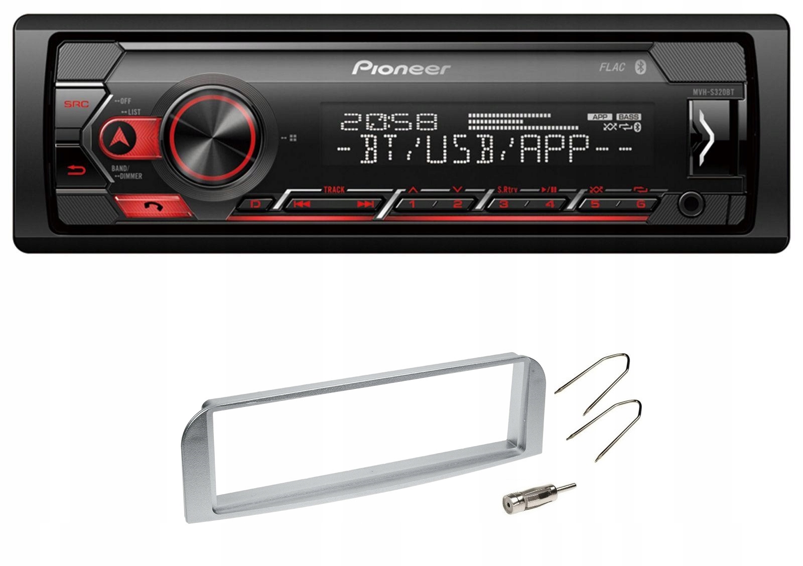 Pioneer MVH-S320BT s Aux, Usb, MP3 a Bluetooth, pre Alfa Romeo 147 Gt 2000-2010
