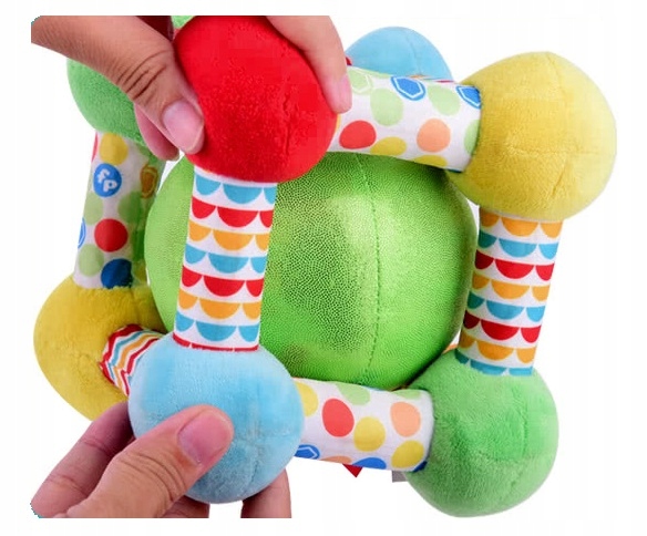 FISHER PRICE DUŻA SENSORYCZNA KOSTKA Z PIŁECZKĄ 0+ Bohater brak