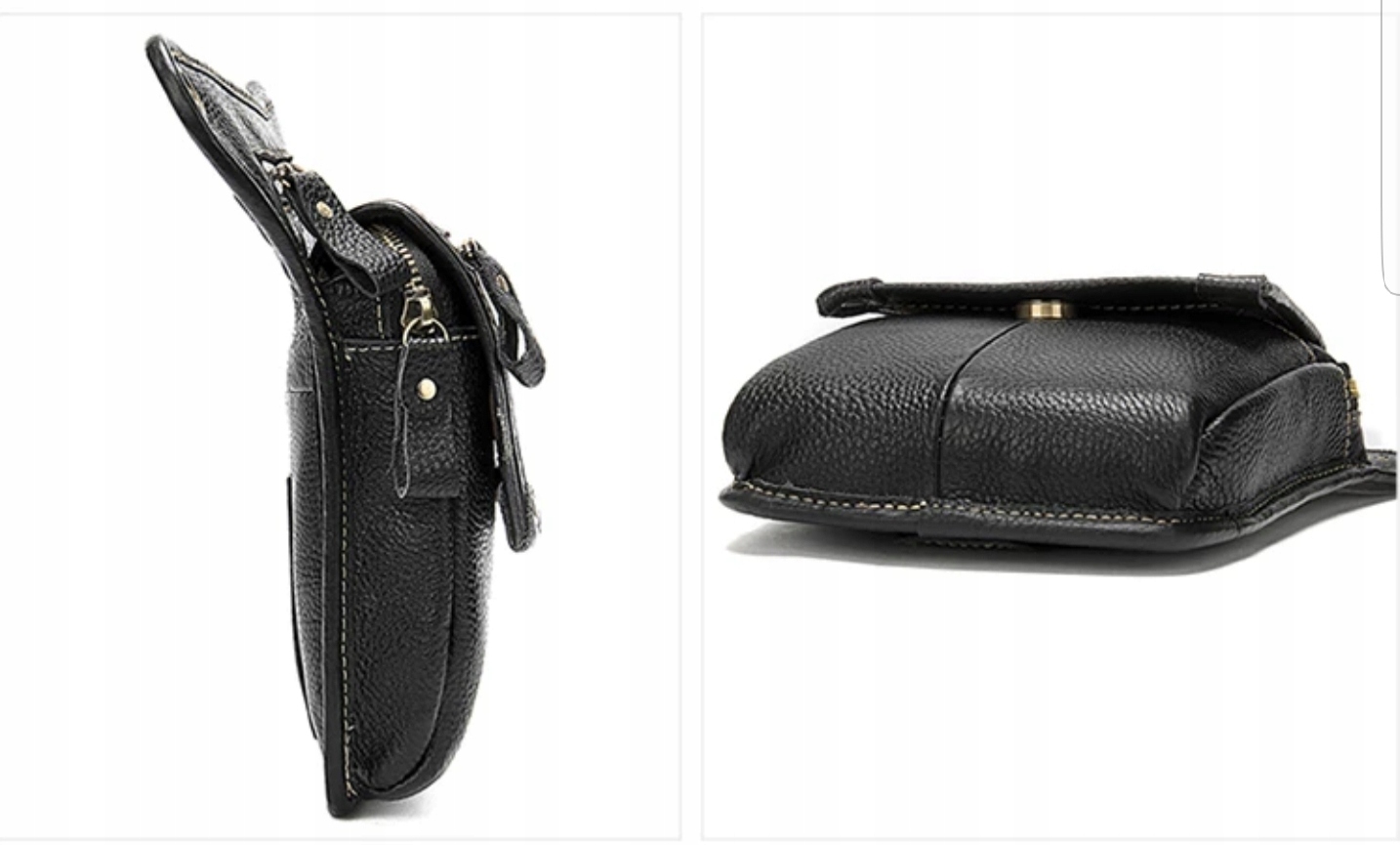 Saszetka Biodrówka torba nerka na udo WESTAL skóra Kod producenta 3237