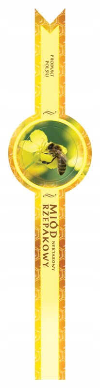 

Banderole na Miód Rzepakowy (100 szt) wzór BA107