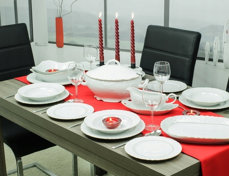 

Ćmielów Rococo 3604 Zestaw Obiadowy 45 El