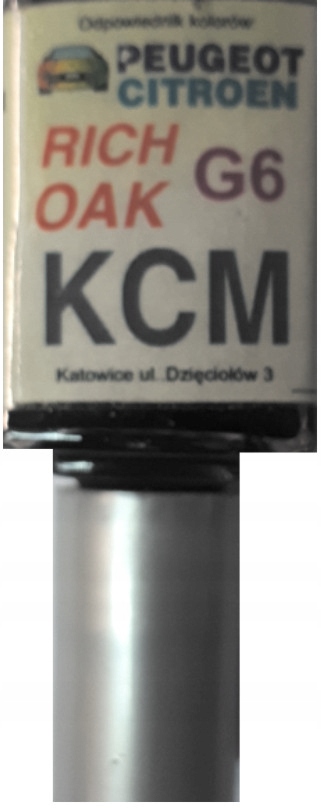

Citroen Peugeot Kcm G6 Rich Oak Lakier Zaprawka