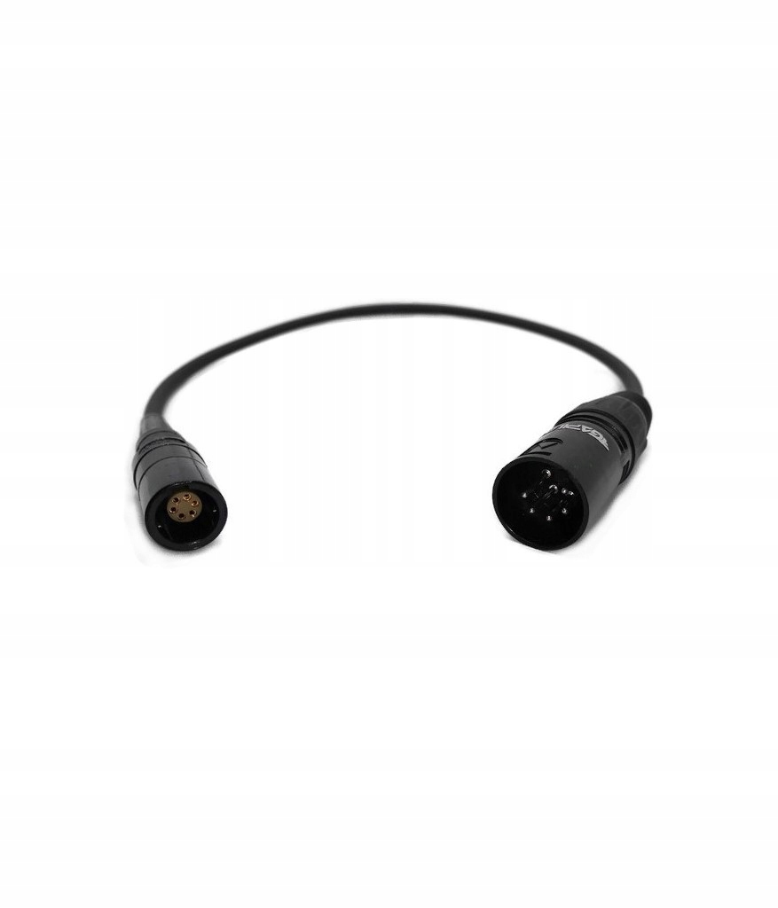 Letecký adaptér z Lemo 6 Pin (bose) na Xlr 5 Pin pro letecké sluchátka