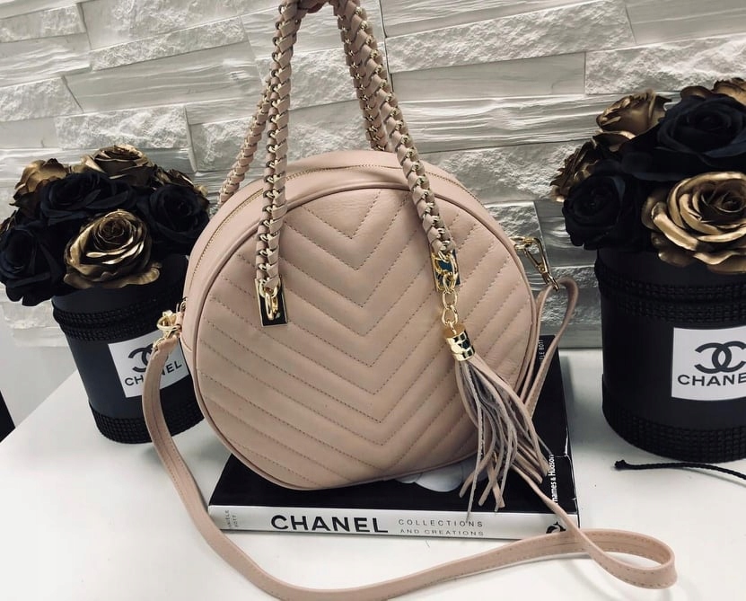 TOREBKA KUFEREK PIKOWANA SKÓRA NAT RÓŻOWA 717B LUX Płeć kobieta