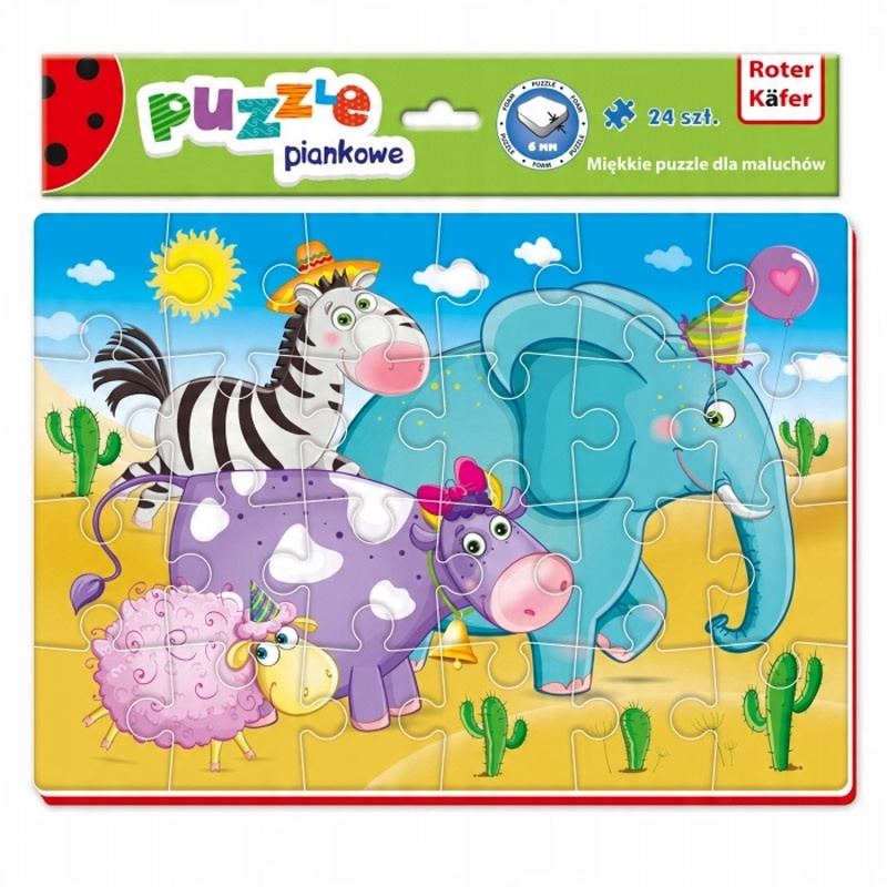 

Puzzle Piankowe A4 Safari Roter Kafer