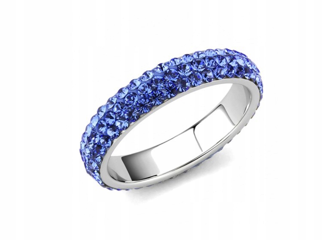 

Pierścionek obrączka Luxury Swarovski Grawer r11