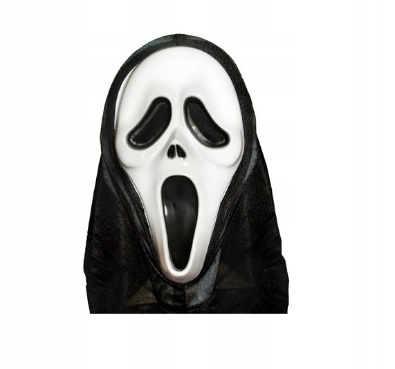 

Maska Krzyk Z Kapturem Kościotrup Halloween Scream