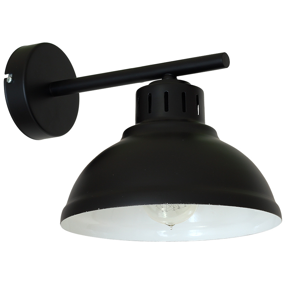 Nástěnné svítidlo Luminex černé E27 60 W