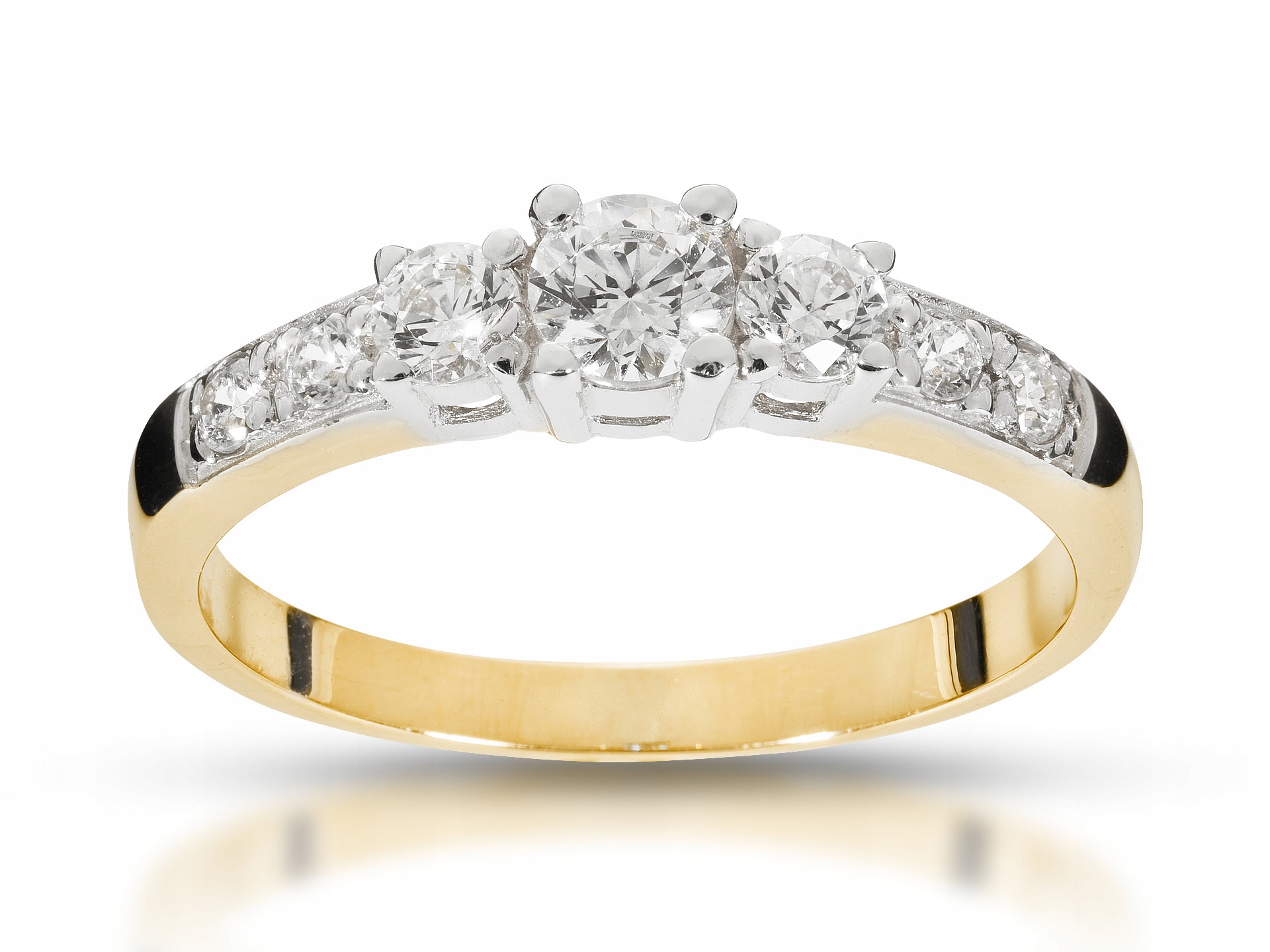 

ABgold pierścionek z brylantami 0,50ct Si/G w.24h