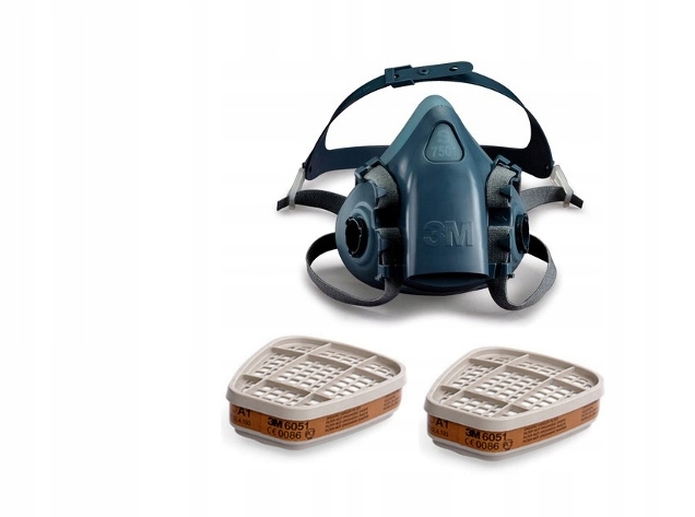 Półmaska ochronna silikonowa 3M 7502 Plus Filtry