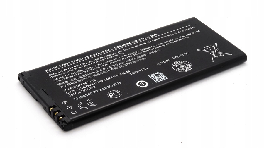 

Oryg Nowa Bateria Microsoft Lumia 950 BV-T5E 2018