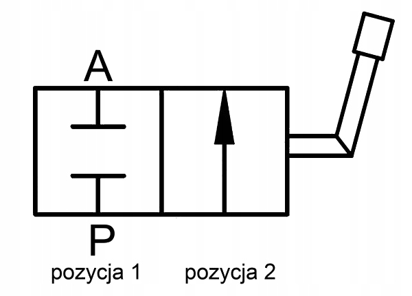 ZAWÓR HYDRAULICZNY RĘCZNY KULOWY 2 DROGOWY M18 12L Producent części SM