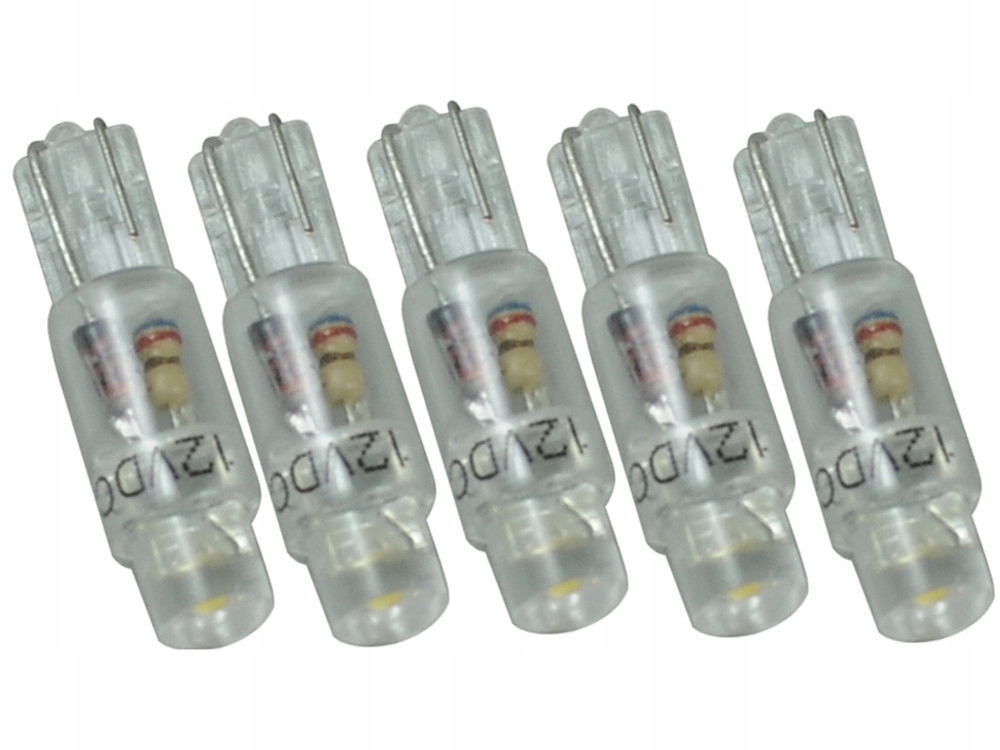 żarówka Led T5 R5 w1,2w w2,3w 1,2w 2,3w do zegar deska kontrolka 5 Szt