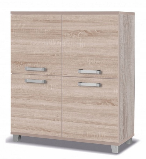 

Komoda 4 drzwi 100cm dąb sonoma system X4
