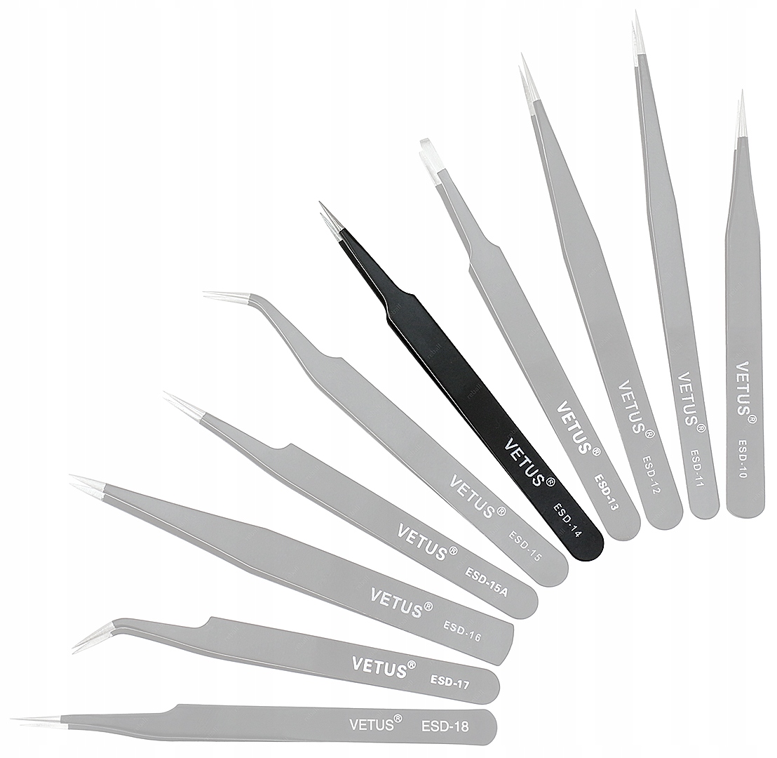 

Pinceta Pęseta Penseta Metal Antystatyczna ESD-14