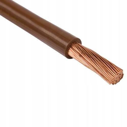 

Przewód kabel linka Lgy H07V 1x1mm Brązowy 1M