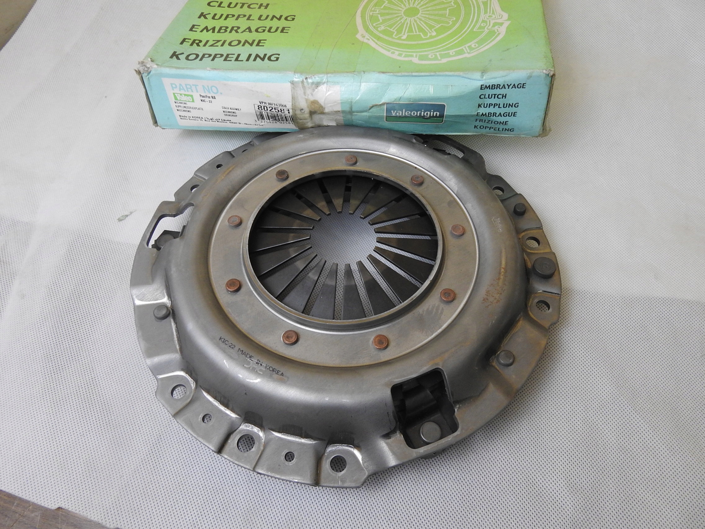 Valeo 802581 KIC-22 docisk sprzęgła Kia Producent części Valeo