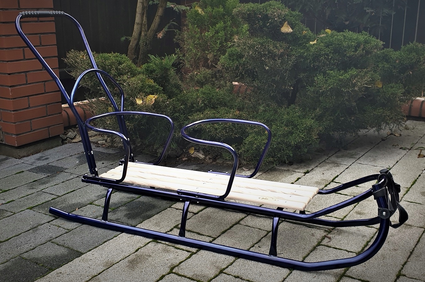 DOUBLE DUO SLED WITH BACKRESTS AND PUSHER UP TO 150 kg (length up to 138 cm!) Equipment backrest push handle