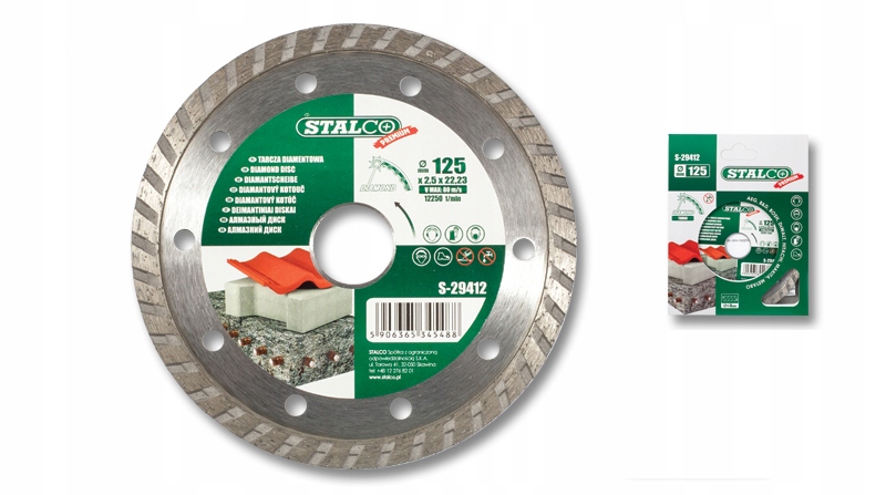 

Tarcza Diamentowa Turbo Ø230mm Stalco Premium