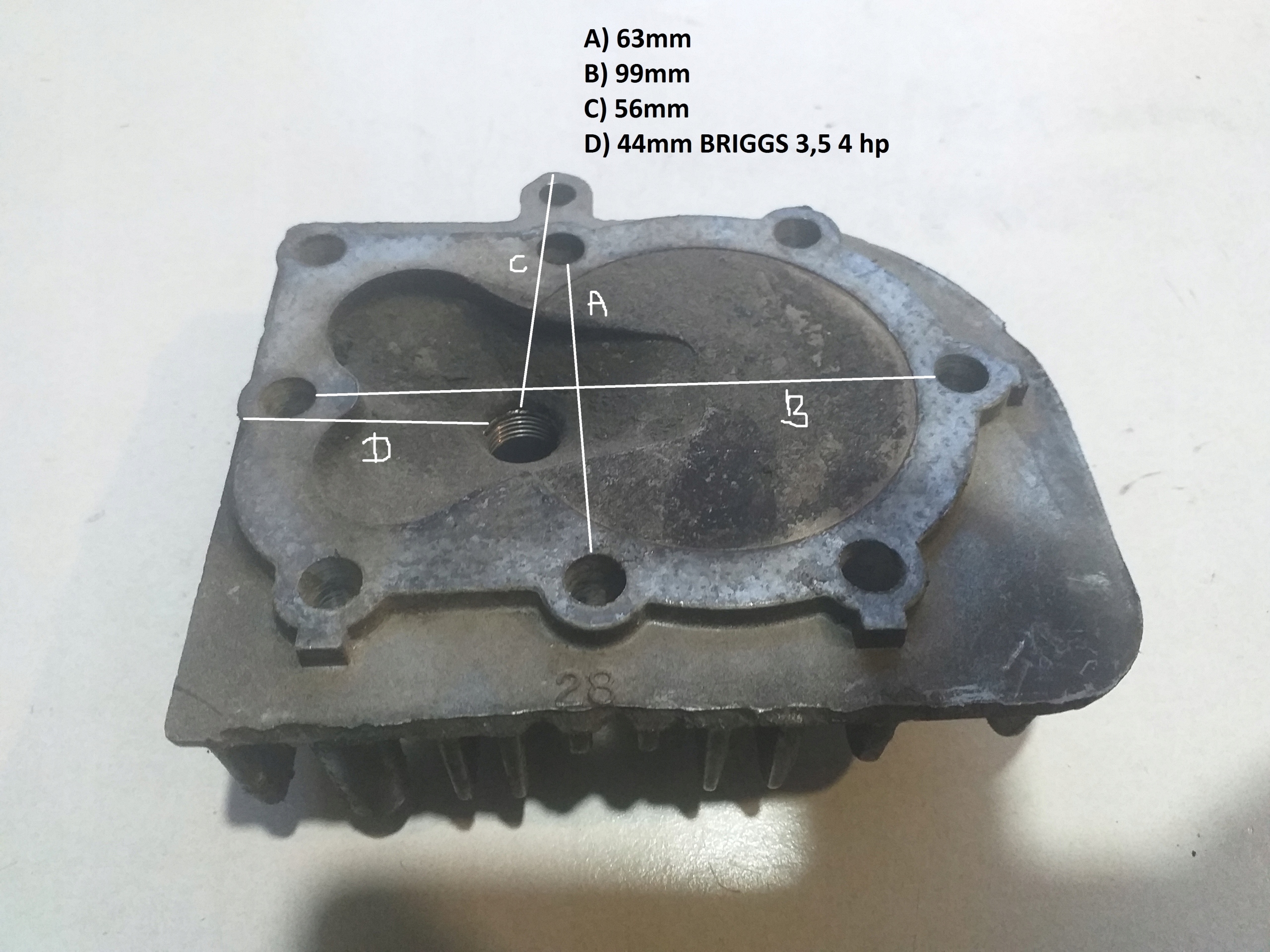 Głowica Briggs Stratton oryginał CLASSIC+USZCZELKA