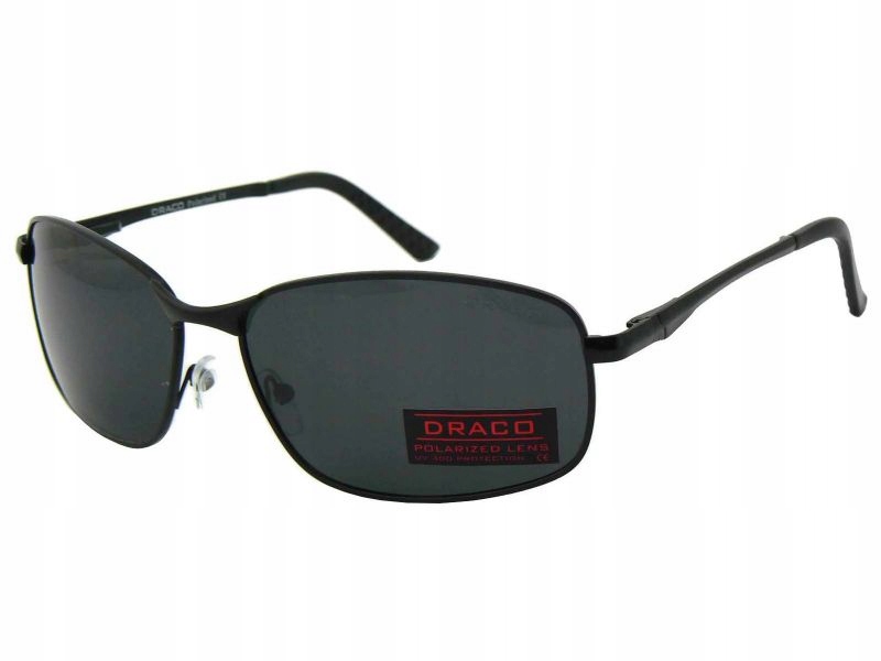 

Okulary Draco Polaryzacja Słoneczne Czarne UV400