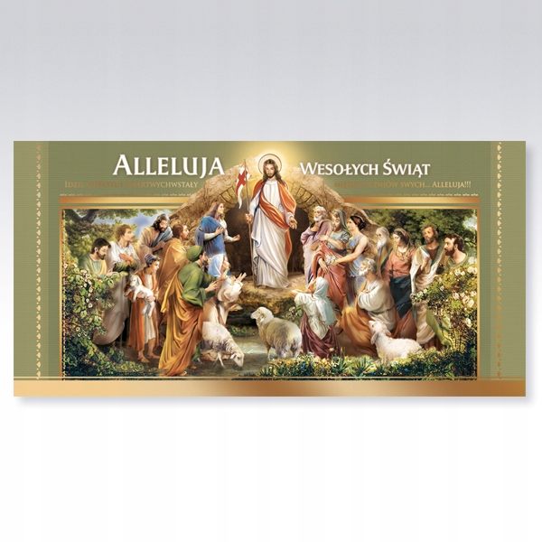 KARNET KARTKA ŚWIĄTECZNA WIELKANOC + KOPERTA 1 szt Kod producenta DL