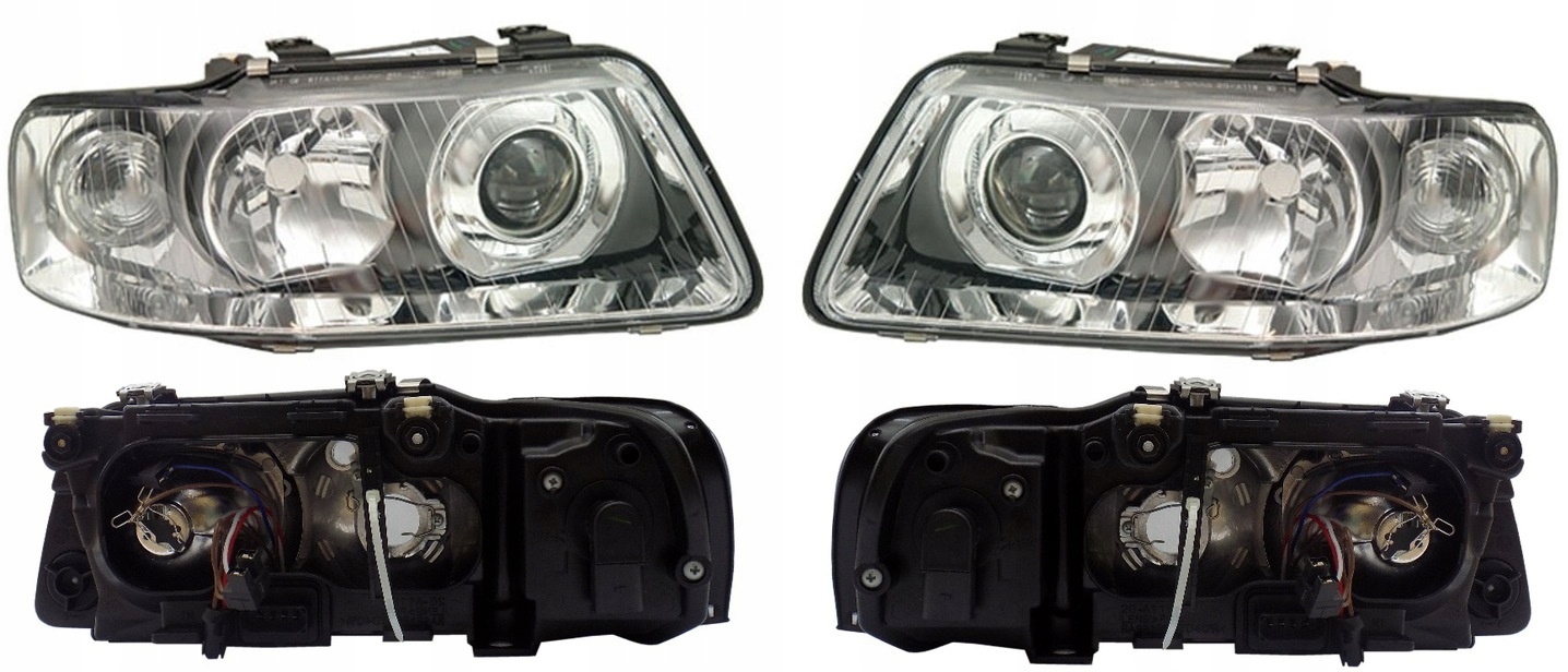 

Audi A3 8L Komplet Reflektorów Lampy Przednie Tyc