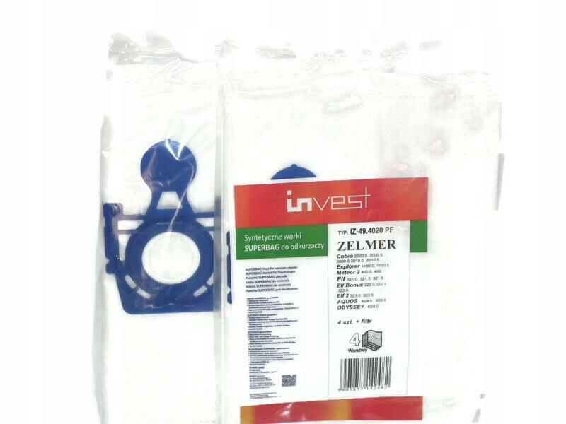 

2x Worki Super Bag Odkurzacz Zelmer Cobra, Odysee