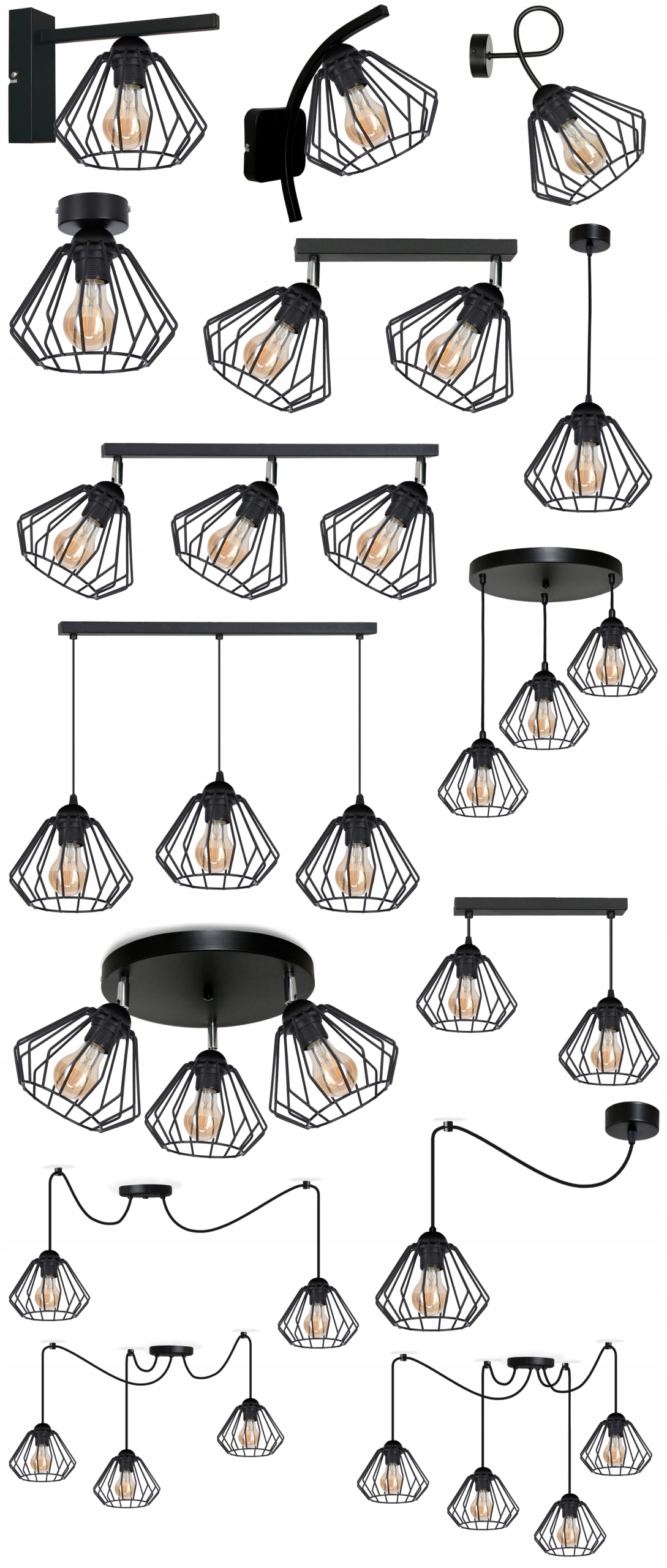 Kinkiet Lampa ścienna WIRE prosty - można LED Kolekcja WIRE