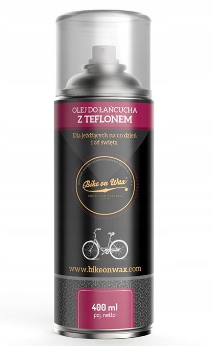 

Olej do łańcucha z teflonem Bike on Wax 400 ml