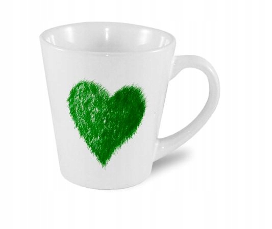 

Kubek 300ml Latte Walentynki Miłość Serce Green