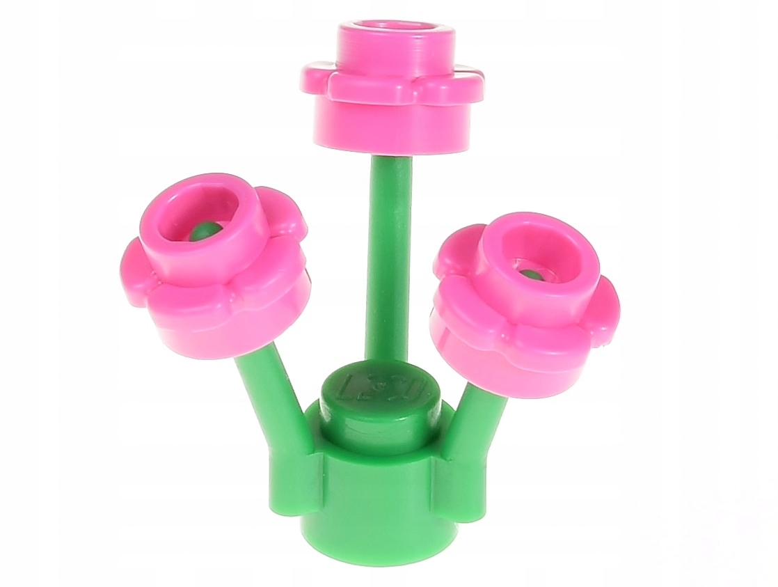 

Lego Kwiatek z łodygą 24866 różowy ciemny