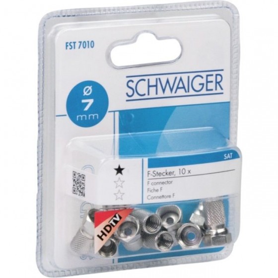 

Wtyk Złącze Wkrętka F Kabel Antenowy 10 Szt 6,5 MM