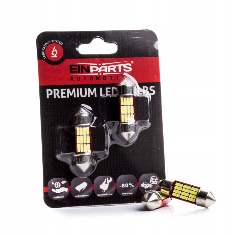 

Żarówki Led C5W 31MM 12 Smd 4014 Canbus 6000K