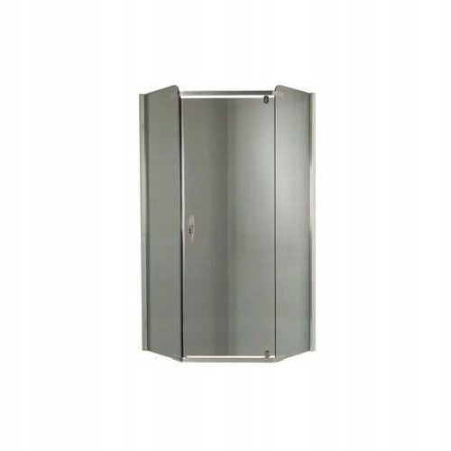 Pentagonální kabina 90x90 Easy Clean Grafitová