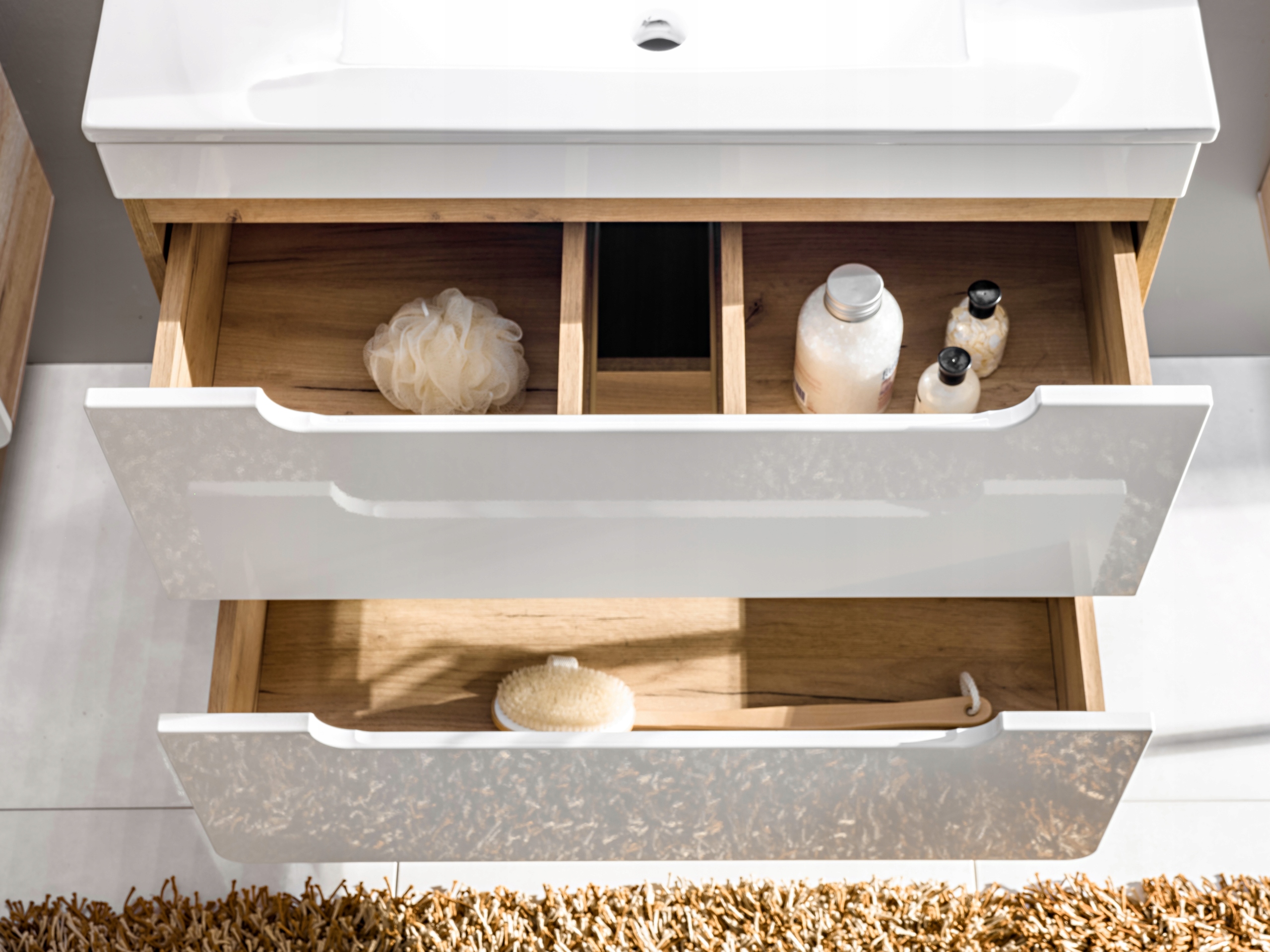 ARUBA 821 Szafka 80 cm pod umywalkę wpuszczaną Szerokość mebla 80 cm