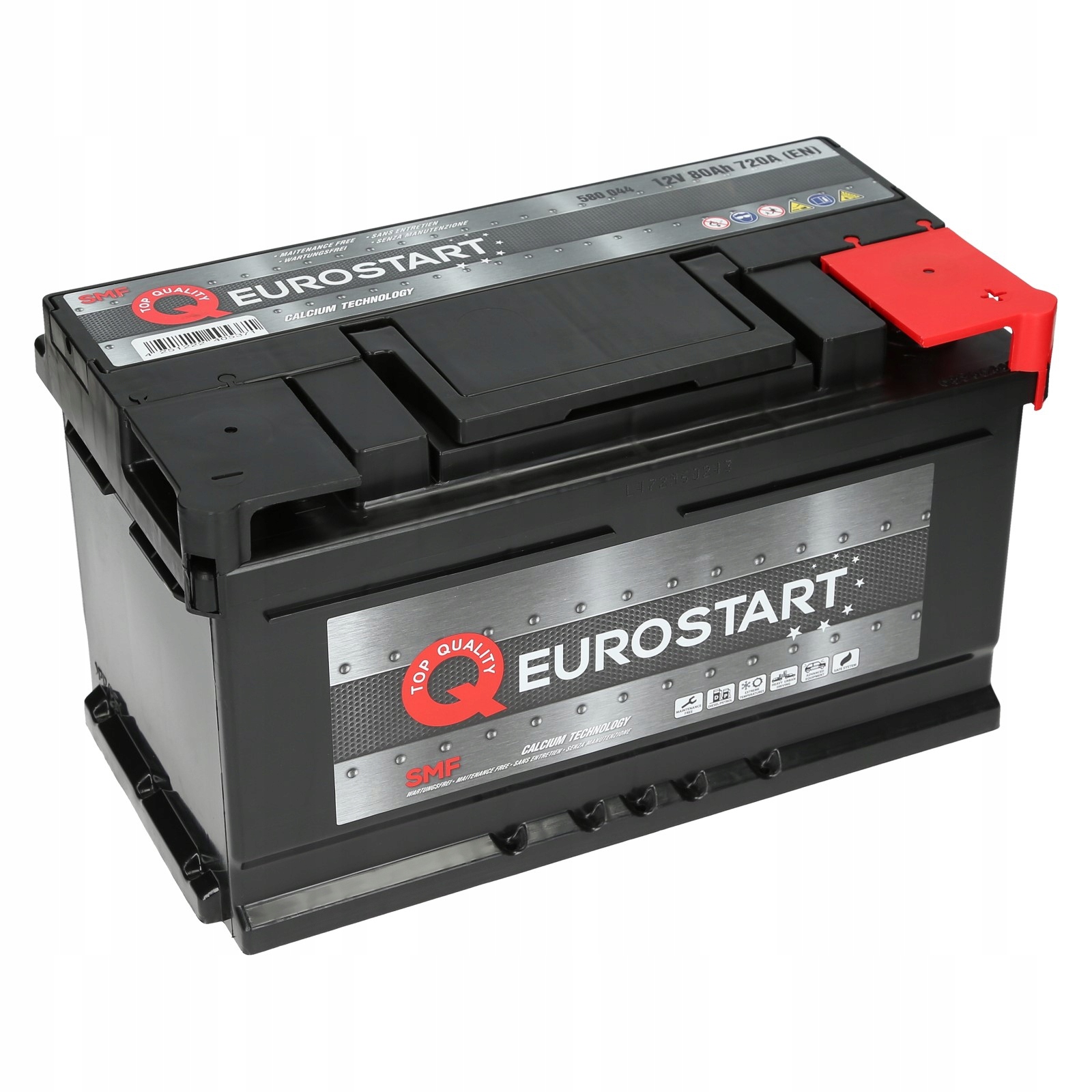Akumulator Eurostart SMF 12V 80Ah 720A (EN) P+