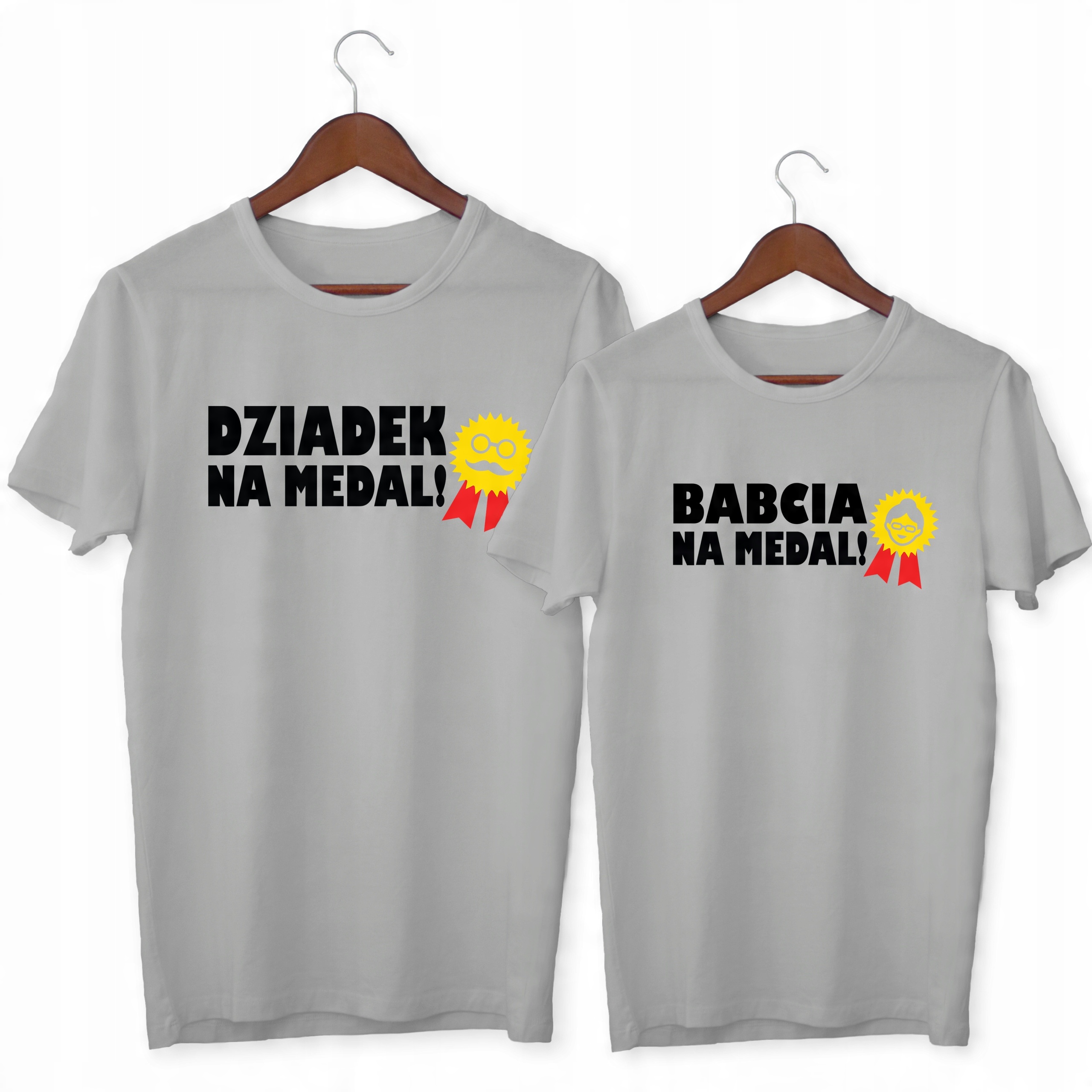 

Dziadkowie Na Medal Zestaw Koszulek Idealny Prezen