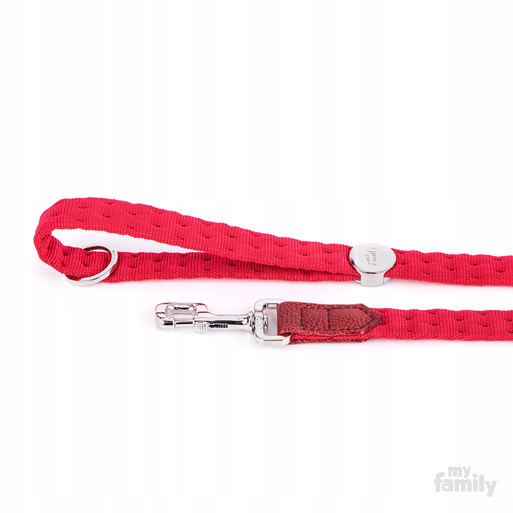 

MyFamily Milano Smycz Czerwona Nylon S 110cm 5025